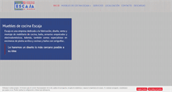 Desktop Screenshot of cocinasescaja.com