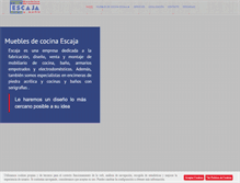 Tablet Screenshot of cocinasescaja.com